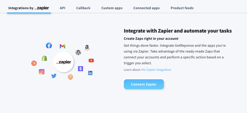 GetResponse Review 2025: Zapier Integrations