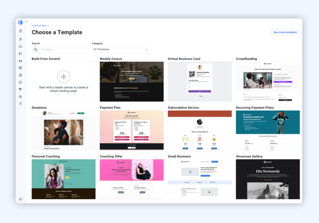 AWeber Review 2025: Landing Page Templates